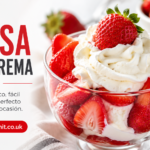 fresa con crema